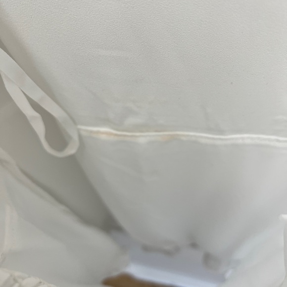 Revolve Superdown Charlee Frill Cami Dress In White Size Medium Smocked Bride - Picture 8 of 10